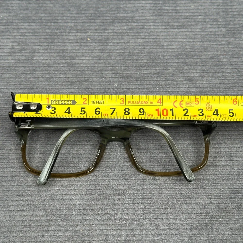Guess GU1687 GRNBRN Green Brown Gradient Rectangular Eyeglasses Frames 54-19-140